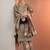 Beige Silk Blend Ethnic Motifs Embroidered Regular Thread Work Kurta with Trousers & With Dupatta