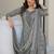 Grey Cotton Ethnic Motifs Embroidered Regular Thread Work Kurta with Trousers & With Dupatta