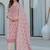 Beige Cotton Ethnic Motifs Embroidered Regular Thread Work Kurta with Trousers & With Dupatta