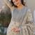 Cream Cotton Ethnic Motifs Embroidered Regular Thread Work Kurta with Trousers & With Dupatta