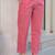 Baby Pink Cotton Ethnic Motifs Embroidered Regular Thread Work Kurta with Trousers & With Dupatta