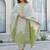 White Parrot Cotton Ethnic Motifs Embroidered Regular Thread Work Kurta with Trousers & With Dupatta
