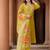 Mustard Cotton Blend Ethnic Motifs Embroidered Thread Work Kurta with Trousers & Dupatta