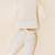 Boy's white blended cotton ethnic kurta pajama set with embroidered nehru jacket
