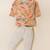 Boy's yellow blended cotton ethnic kurta pajama set with printed nehru jacket