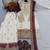 White And Wine Color Embroidery And Sequence Work  Georgette Salwar Suit