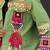 Navratri green pure denim jacket with kutchi mirror work