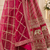 Rani Pink color Tatamie Zari Work Dori Embroidered Sequins work Silk blend lehenga choli set