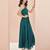 Stunning teal green hand work gown