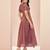 Coral hand work anarkali gown