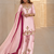 baby pink color beautiful embroidery and sequence work silk blend kurti palazzo set