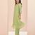 Light green hand work kurta set