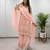 baby pink color cording embroidery and sequences work georgette salwar suit