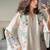 Off White Color Embroidery And Sequence Work Silk Blend Kaftan Salwar Suite