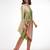 Pastel ombre asymmetrical kurta set