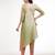Pastel ombre asymmetrical kurta set