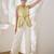 Elegant lace work beige top
