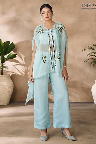 Aqua elegance co-ord set