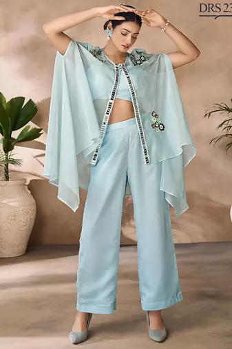 Aqua elegance co-ord set