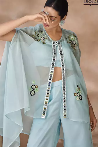 Aqua elegance co-ord set