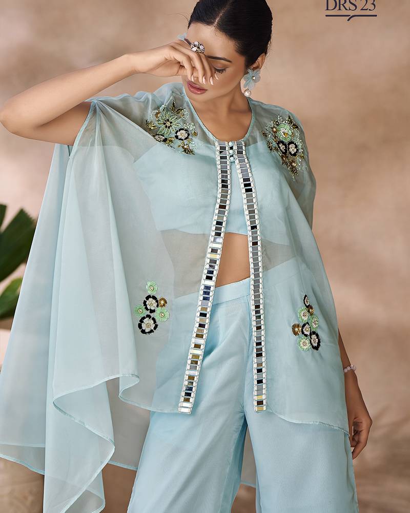 Aqua elegance co-ord set
