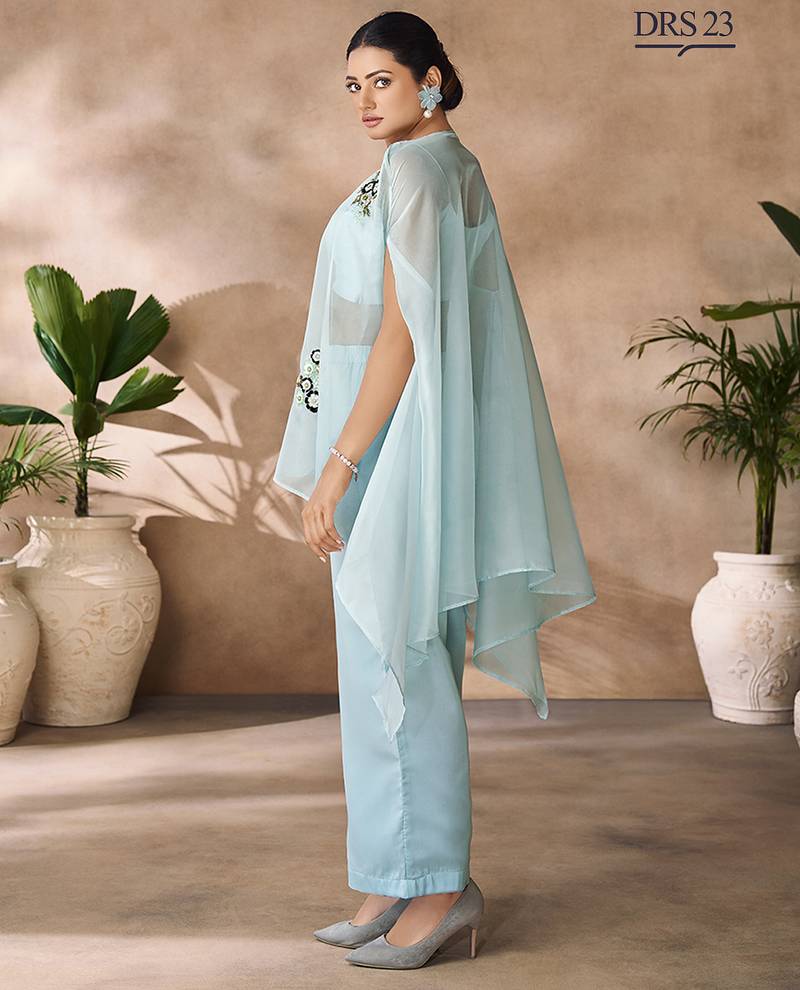 Aqua elegance co-ord set