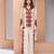 Cream printed co-ord set for women