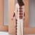 Cream printed co-ord set for women