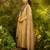 Luxury fendi anarkali gown with hand-embroidered black yoke and dupatta set