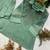 sea green color hand work silk blend salwar suit 