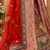 Multicolor color Print Embroidered Dori and Zari work Mirror Sequins work Satin lehenga choli set