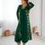 Dark green floral embroidered georgette kurta balloon pant set with elegant detailing