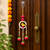  handmade parrot beads door hanging decorative with lotus tassels for home entrance decoration (pack of 2)