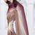 Sequin zarkan embroidered work multicolor satin saree