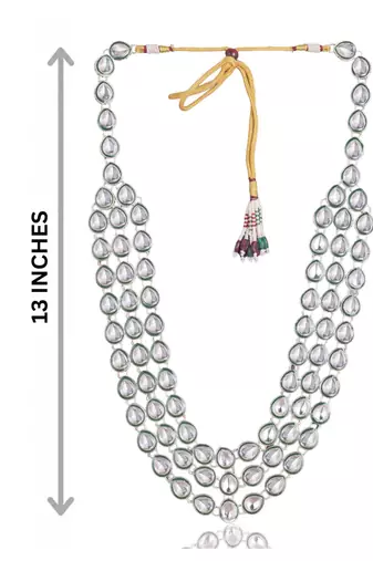 Green kundan necklace for women – traditional wedding jewellery