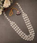 White kundan necklace for women – graceful ethnic accessory