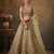 Light green color Thread Embroidery Dori Zari and Sequins work Diamond silk blend Lehenga Choli set
