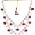 Maroon kundan necklace – heritage style jewellery