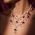 Maroon kundan necklace – heritage style jewellery