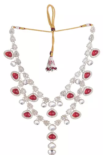 Rani kundan necklace for women – premium party wear accessory