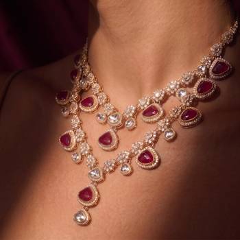 Rani kundan necklace for women – premium party wear accessory 5