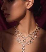White kundan necklace for women – timeless festival jewellery