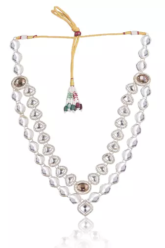 Gold kundan necklace for women – grand festive jewellery