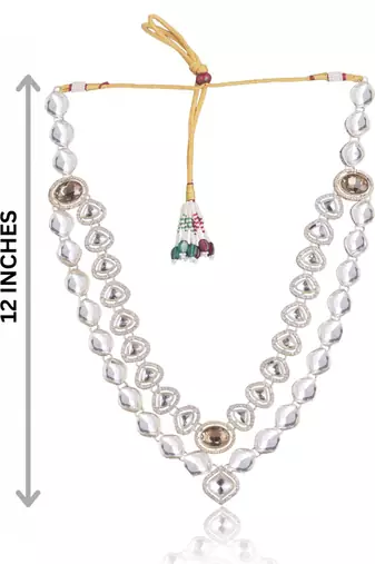 Gold kundan necklace for women – grand festive jewellery