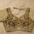 cream color Thread Embroidery Dori Zari and Sequins work Diamond silk blend Lehenga Choli set