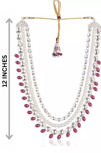 Rani kundan pearl necklace for women – regal festive necklace