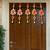 mdf ganesh ji bell hanging for home decor lotus wall hanging (pack of 2)