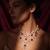 Maroon kundan necklace – heritage style jewellery