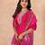 PINK EMBRODEIRY WORK WITH DIGITAL DUPATTA AND FABRIC COTTON BLEND KURTI PANT DUPATTA SET