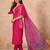 PINK EMBRODEIRY WORK WITH DIGITAL DUPATTA AND FABRIC COTTON BLEND KURTI PANT DUPATTA SET